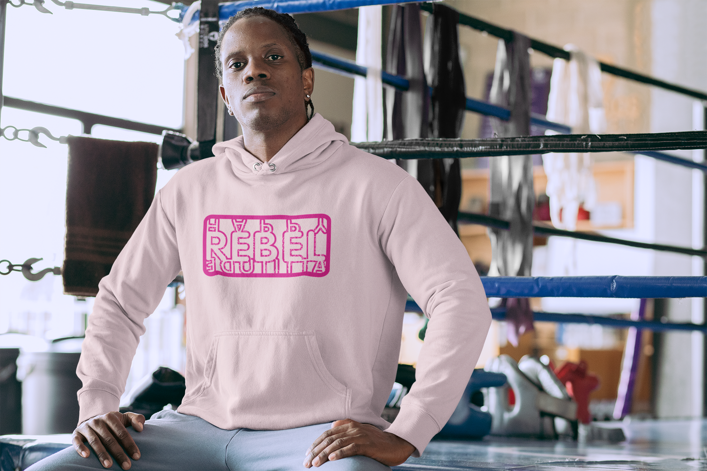 Happy Rebel Attitude Hoodie Men/Unisex