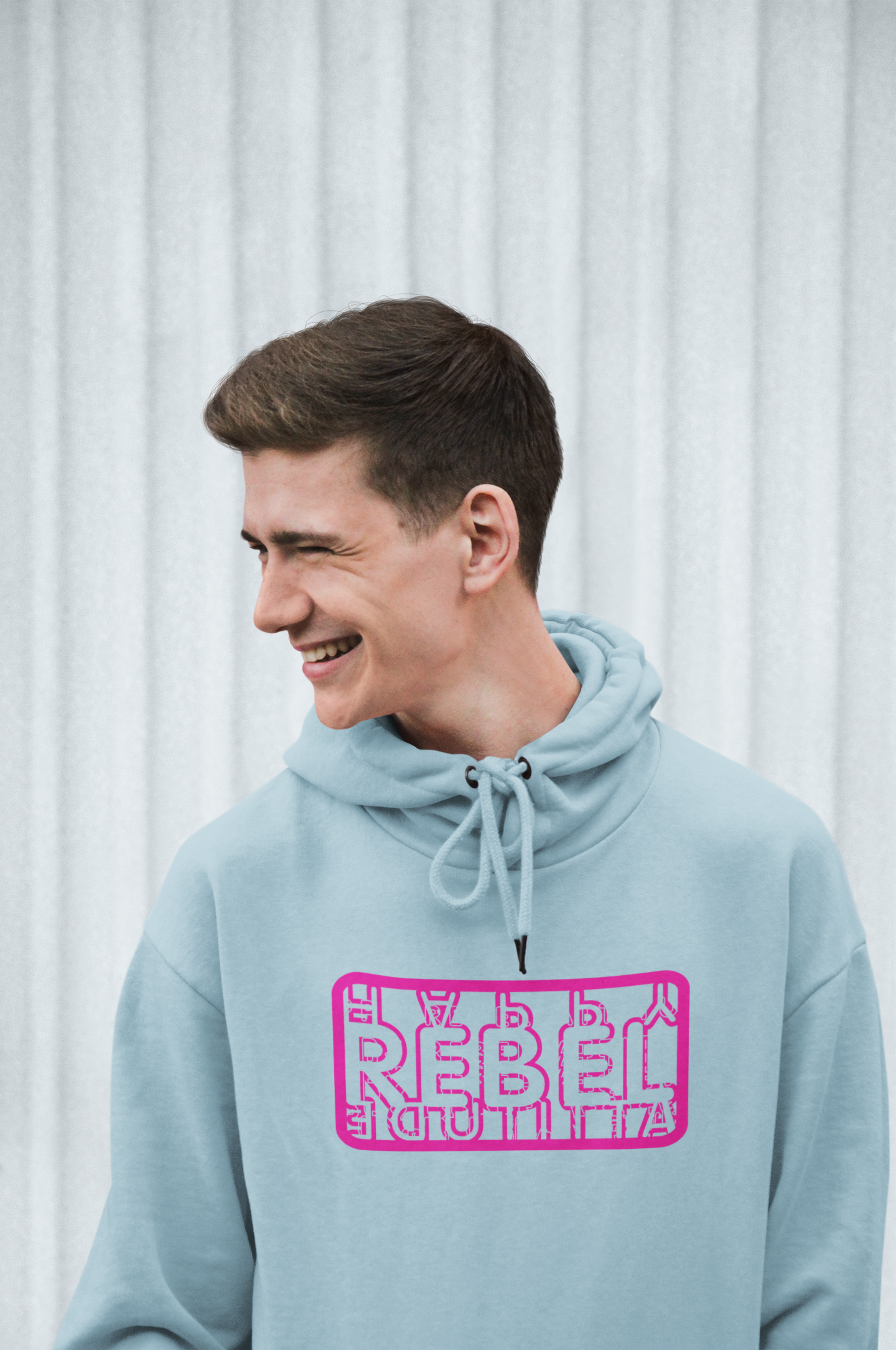 Happy Rebel Attitude Hoodie Men/Unisex