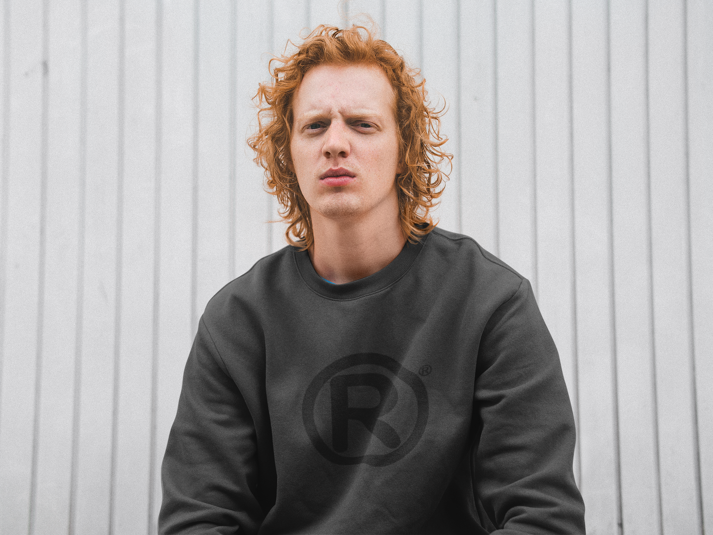 R Sweater Men/Unisex Baggy