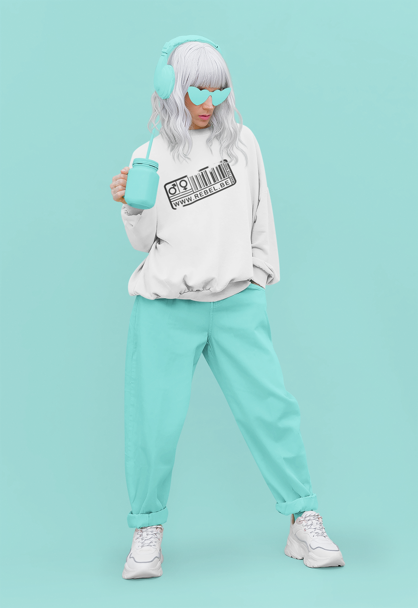Logo Sweater Women/Unisex Baggy