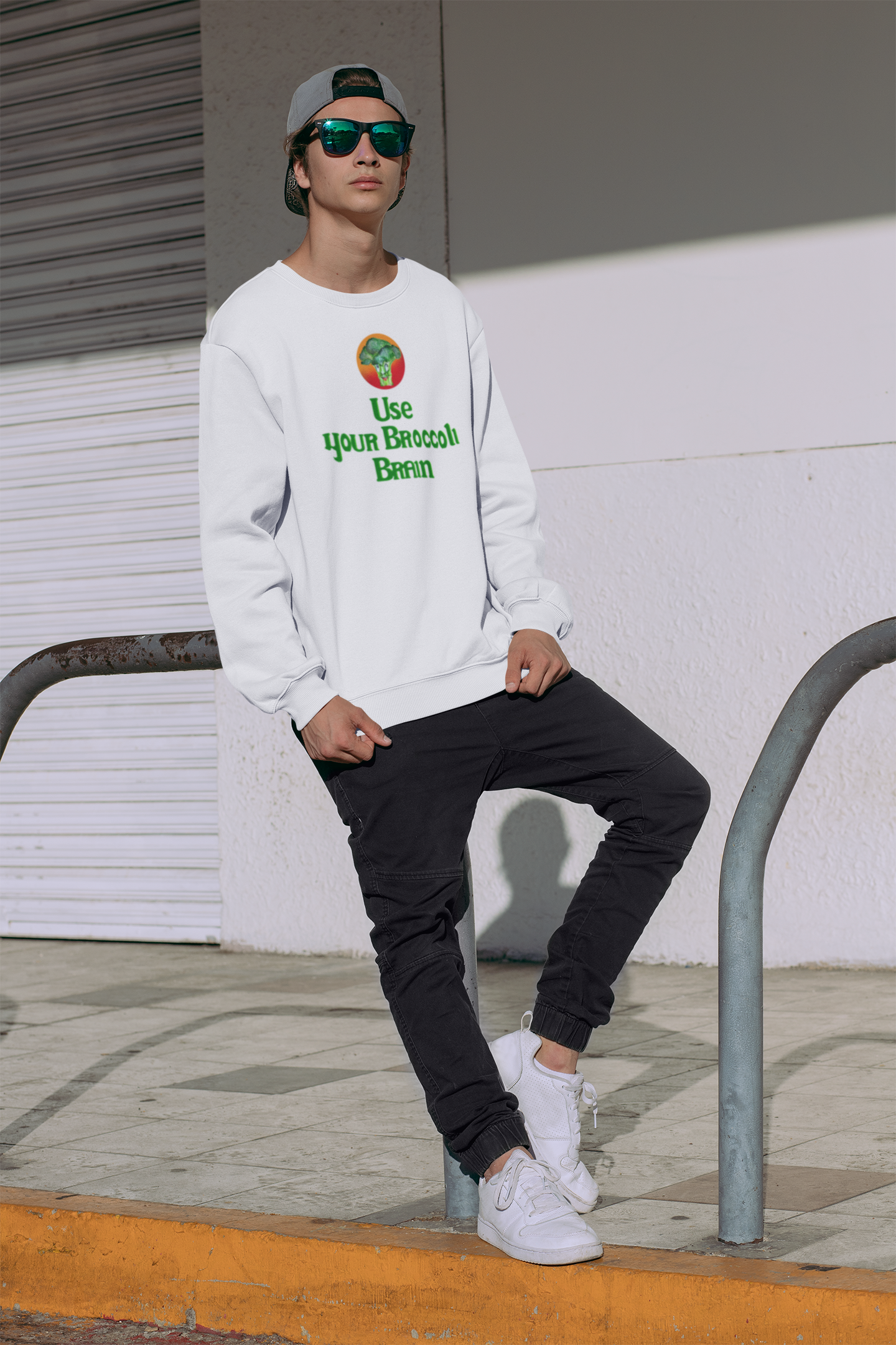 Broccoli Sweater Men/Unisex Baggy