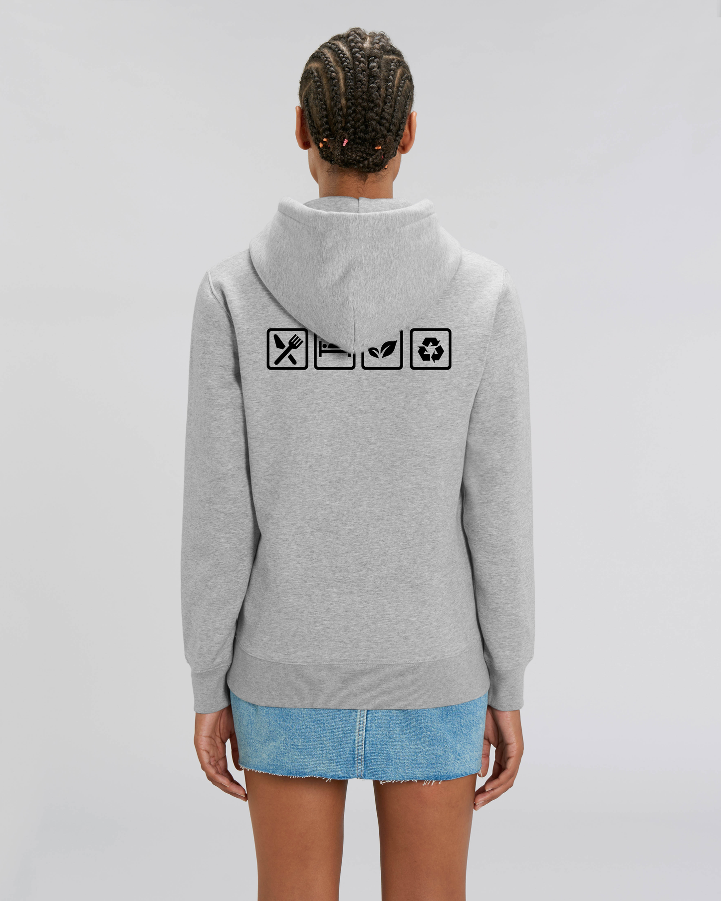 Eat Sleep Vegan Repeat Hoodie Women/Unisex