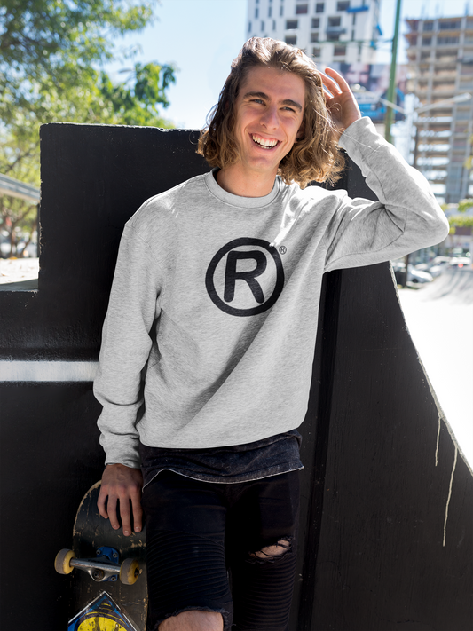 R Sweater Men/Unisex Baggy