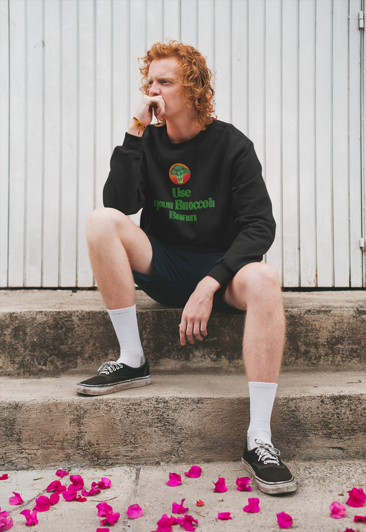 Broccoli Sweater Men/Unisex Baggy