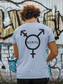 Equal Tee Men/Unisex Black Rond